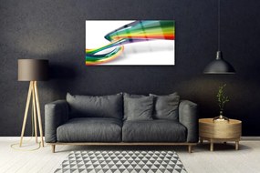 Üvegkép Abstract Rainbow Art 100x50 cm