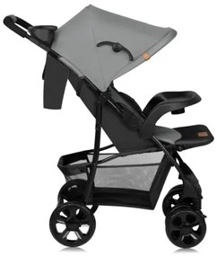 Lionelo - Sport babakocsi EMMA PLUS szürke/fekete