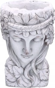 Virágtartó fedél Női fej kerti virágtartó 46cm