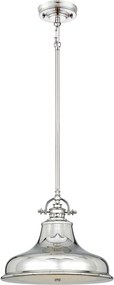 Quoizel EMERY QZ-EMERY-P-M-IS Függőlámpa 1x60W/E27