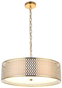 Endon 101569 - Láncos csillár CORDERO 3xE27/10W/230V arany