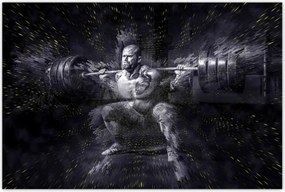 Poszterek 120x80 Strongman EdzĆterem ErĆ