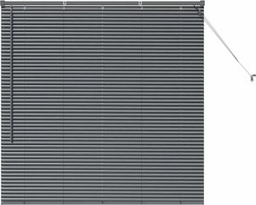 vidaXL Zsalugáter Redőnyök Sötétszürke 130 x 130 cm Alumínium