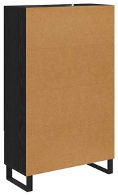 Magasfiú fiókkal Fekete tölgy 69,5 x 30 x 115 cm Faanyag