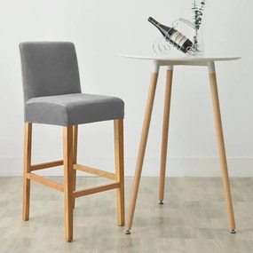 BárszékHuzat (bársonyos, sötétszürke)