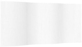 fehér bambusz térelválasztó 165 x 400 cm