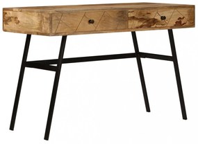 tömör mangófa fiókos íróasztal 110 x 50 x 76 cm
