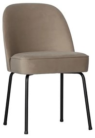 Bézs bársony étkezőszék szett 2 db-os Vogue – WOOOD