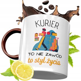 Bordó Bögre Futárnak Születésnapi Ajándék fényképes nyomtatással