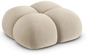 Bézs bársony lábtartó Loretto – Cosmopolitan Design