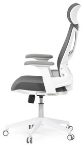 Fehér irodai szék hintamechanikával. KA-S247 WT