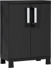 GARAGE Alacsony szekrény fekete