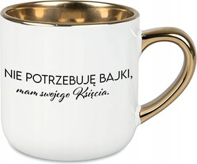 Bögre Nagy fehér Nincs Szükségem Mesére, Van Egy Hercegem A Férjem Feleségének Ajándék