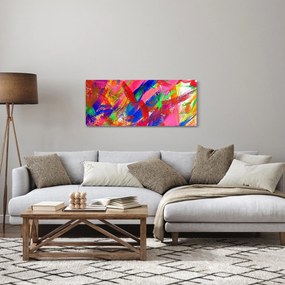 Kép - Színes absztrakció (120x50 cm)