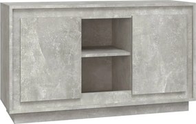 vidaXL betonszürke szerelt fa tálalószekrény 102x35x60 cm
