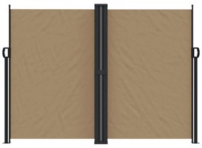 tópszínű behúzható oldalsó napellenző 180 x 1200 cm