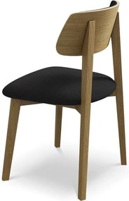 Fekete tömörfa étkezőszék Niu – Makamii