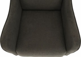 Kényelmes fotel, barna/bükk, BREDLY