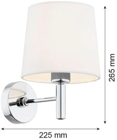 Argon 4760 - Fali lámpa BOLZANO 1xE27/15W/230V