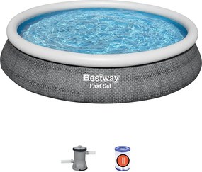 Bestway Syros puhafalú medence szett 457 x 84 cm