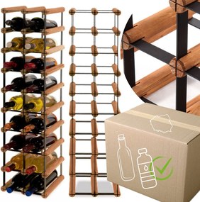 Bortartó állvány Pet palacktartó 18 palack Öko Keskeny Minimalista