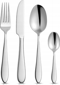Evőeszköz Szett 6 Személyes Rozsdamentes Acél 24 Db-os