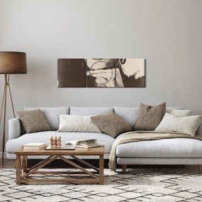 Kép - Vintage fotó egy nőről (órával) (90x30 cm)