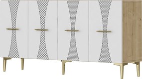 Slim 150 - Sapphire Oak, White, Gold