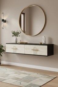 Ida 120 - Anthracite, Travertine