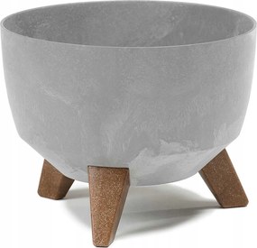 Virágtartó kaspó lábbetéttel Dekorációs virágtál 29x18cm