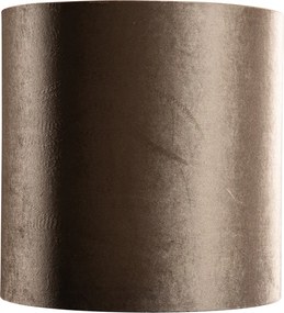 Bársony lámpabúra barna, arany belsejével 40/40/40