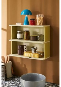 Sárga-szürke többszintes fali polc 50 cm Pep – Hübsch