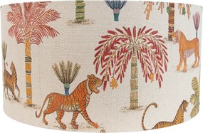 Szövet lámpaernyő többszínű, állatmintás 50/50/25