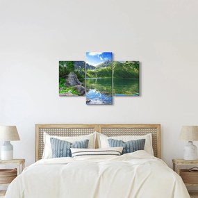 Tó a Tátrában képe (90x60 cm)