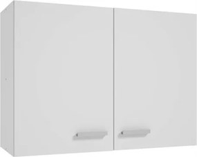 Konyhai akasztós szekrény konyhába fehér 80x60x30 tömör