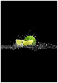 Poszterek 70x100 Lime fekete