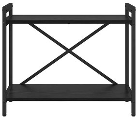 Könyvszekrény Musta tammi 60 x 30 x 48.5 cm Faanyag