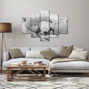 Kép - Jegesmedvék (150x105 cm)