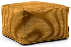 Mustársárga kordbársony babzsákfotel Softbox MooG – SLOWDOWN