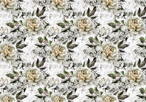 Flizelin fotótapéta Bazsarózsa és finom pasztell háttér 416x254 +ragasztó