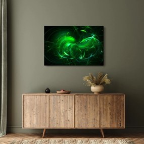 Kép - zöld absztrakció (90x60 cm)