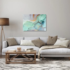 Absztrakt kép (üvegen) (70x50 cm)