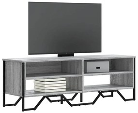 szürke sonoma színű szerelt fa TV-szekrény 122 x 34 x 41 cm