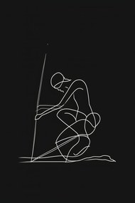 Poszter 61x91,5cm Vonal