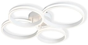 Top Light - LED Dimmelhető felületre szerelhető csillár OLYMP LED/65W/230V kerek fehér + távirányító