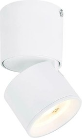 Aca Lighting Led fali spotlámpa 5W Cob 80° 3000K 400LM fehér alumínium