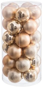 Karácsonyfadísz készlet 30 db-os ø 6 cm – Casa Selección