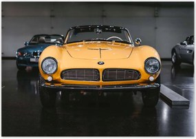 Poszterek 100x70 Sárga Bmw Klasszikus