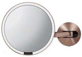 Kozmetikai tükör Simplehuman Wall rozsdamentes acél Rose Gold SHST3021