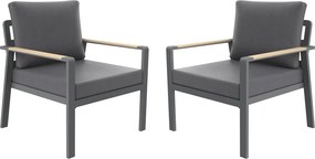 Kerti szék Rojaplast fém fekete